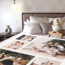 Festividad de Collage de fotos familiar de script 