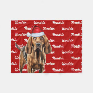 Manta Polar Festividad de los Navidades de nombre de perro san