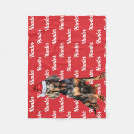 Manta Polar Festividad de los Navidades de perros de cuchara n