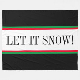 Manta Polar Festividad de rayas blancas rojas y verdes, ¡DEJEN