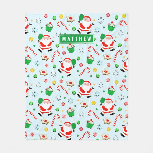 Manta Polar Festividades de los Navidades de baloncesto (Anverso)