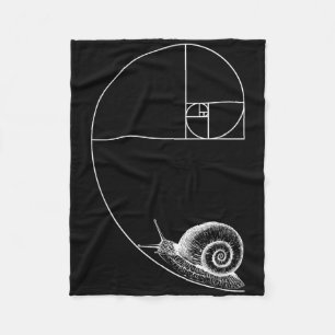 Manta Polar Fibonacci Con Goma De Maestra Matemática De Snail