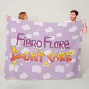 Manta Polar Fibro Flare No Te Importa