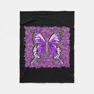 Manta Polar Fibro Lupus Stainass Butterfly Art Spoonie