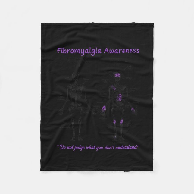 Manta Polar Fibromialgia Conciencia 4 (Anverso)