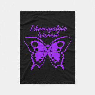 Manta Polar Fibromialgia Guerrero Fibro Conciencia Mantequilla