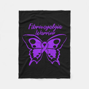 Manta Polar Fibromialgia Guerrero Fibro Conciencia Mantequilla