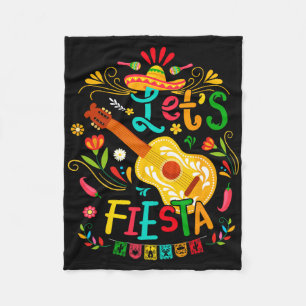 Manta Polar Fiesta Cinco De Mayo Guitarra Funny Pa Mexicano