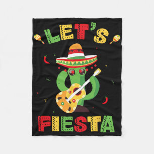 Manta Polar Fiesta Cinco De Mayo Niña Fiesta Mexicana