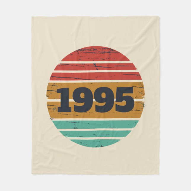 Manta Polar Fiesta de 30 años de edad personalizada (Anverso)