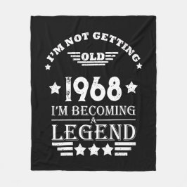 Manta Polar Fiesta de 55 años de antigüedad personalizada