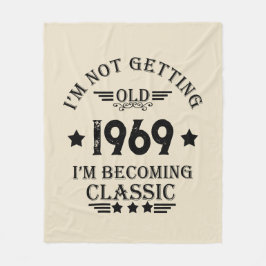 Manta Polar Fiesta de 55 años de antigüedad personalizada