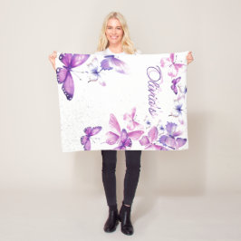 Manta Polar Fiesta de cumpleaños personalizada de Little Butte