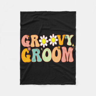 Manta Polar Fiesta de Despedida de Soltero Retro Groovy Damas 