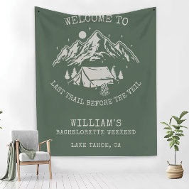 Manta Polar Fiesta de Despedida Moderna Simple Verde Campestre