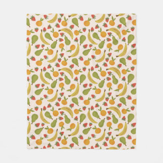 Manta Polar Fiesta de frutas de arte pop