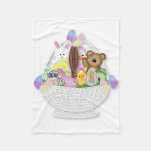 Manta Polar Fiesta de la Fleece Blanket/Cesta de Pascua