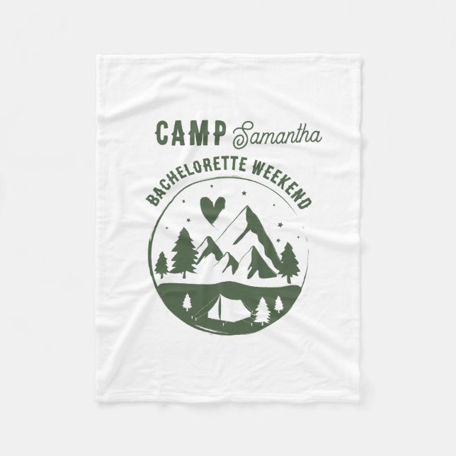Manta Polar Fiesta de Soltera en el Campamento Camping Bach Fi (Anverso)