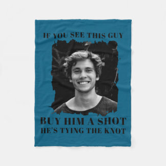 Manta Polar Fiesta de Soltero Divertida para Hombres 