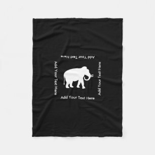 Manta Polar Fiesta del intercambio del regalo del elefante