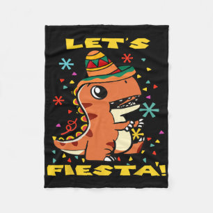 Manta Polar Fiesta el dinosaurio mexicano Cinco de Mayo Toddle
