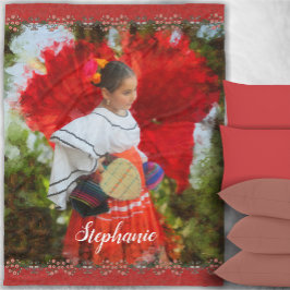 Manta Polar Fiesta Flower 2555