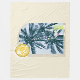 Manta Polar Fiesta ilumina cócteles Disco palmas de bola en am