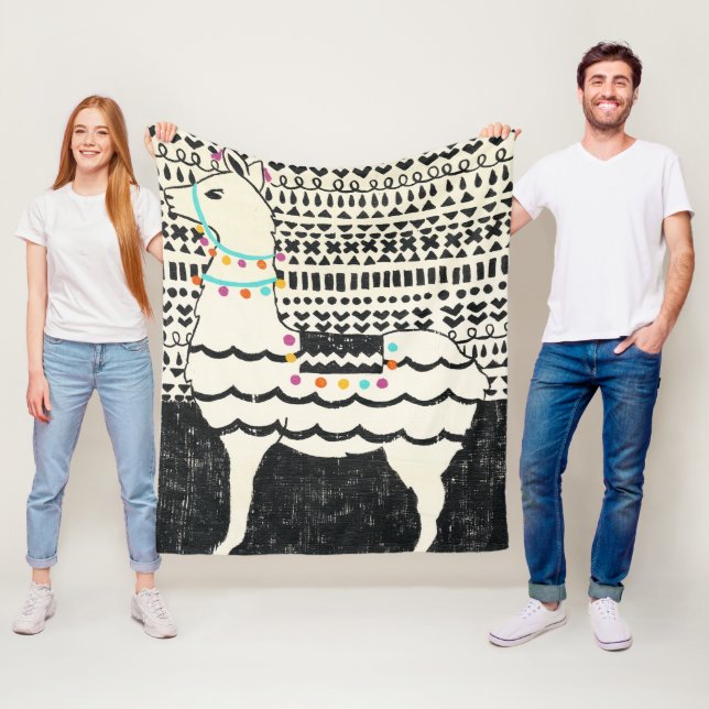 Manta Polar Fiesta Llama (In situ)