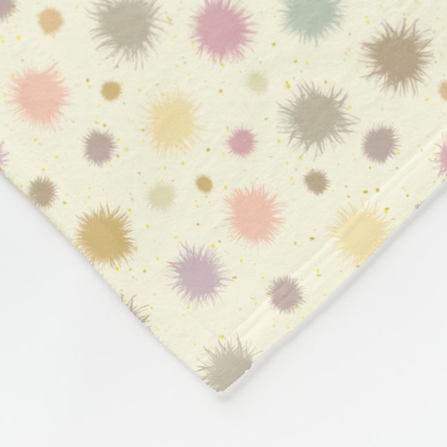 Manta Polar Fiesta Pastel Polen - patrón ininterrumpido. (Esquina)