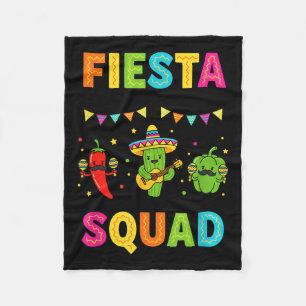 Manta Polar Fiesta squad cactus lindo pimiento pimiento morrón