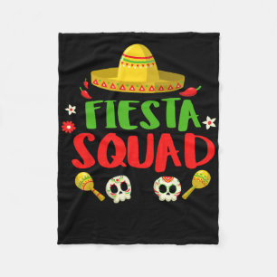 Manta Polar Fiesta Squad Cinco De Mayo Regalo Mexicano Hombres