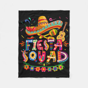 Manta Polar Fiesta Squad Cinco De Mayo Tee Fiesta Mexicano Cin
