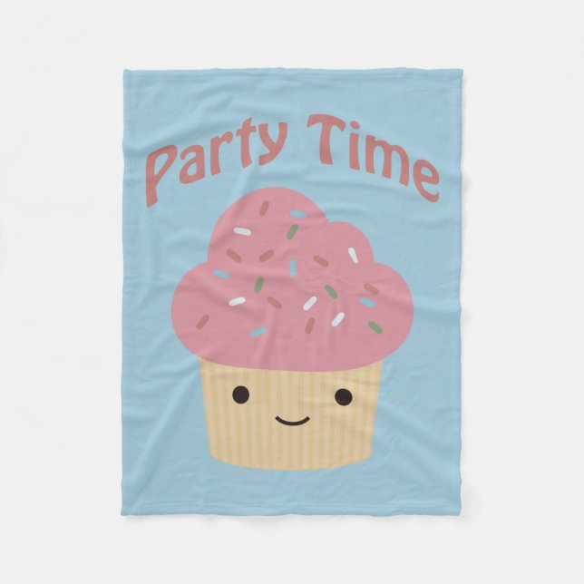 Manta Polar Fiesta TIme Cupcake (Anverso)