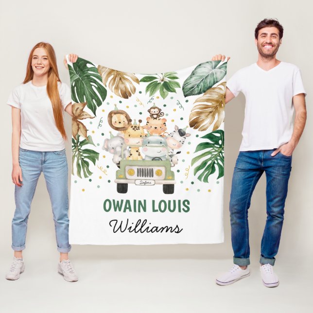 Manta Polar Fiesta tropical salvaje animales Safari Niño Nurse (In situ)