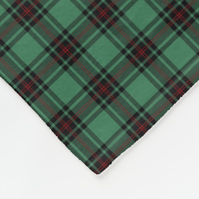 Manta Polar Fife Scotland District Tartan Fleece Blanket (Esquina)