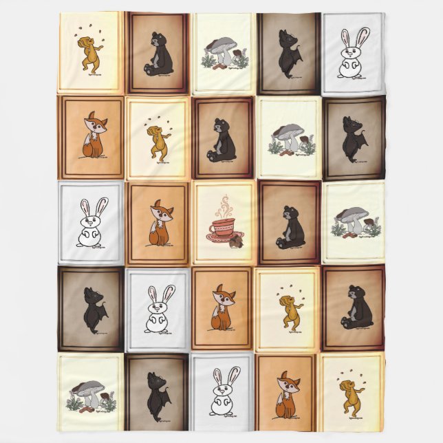 Manta Polar figdewdrop Quilt It Relax Everybody Fleece Blanket (Anverso)