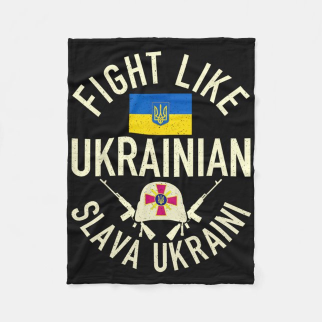 Manta Polar Fight Like Ukrainian Support Ukraine I Stand With  (Anverso)