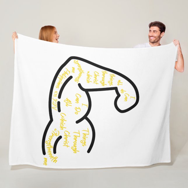 Manta Polar Filipinas 4:13 Verso de la Biblia KJV (In situ)