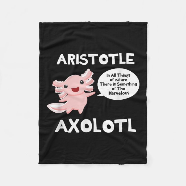 Manta Polar Filosofía histórica de Aristóteles Axolotl (Anverso)