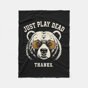 Manta Polar Finge estar muerto gracias oso grizzly divertido q