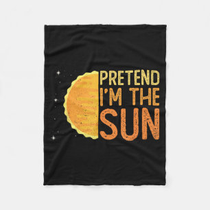 Manta Polar Finge Que Soy El Sol - Sol Estrella Del Sistema So