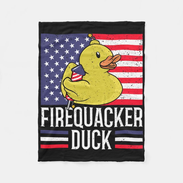 Manta Polar Firequacker Duck 4 De Julio Firecracker Independie (Anverso)