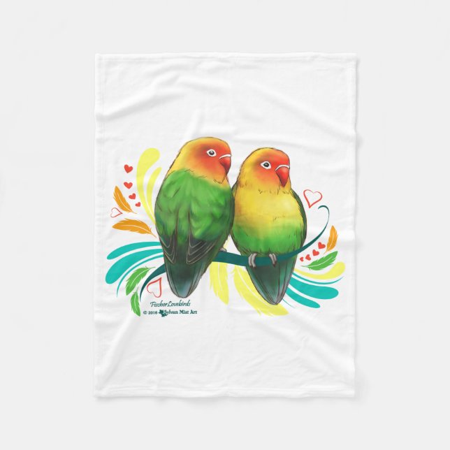 Manta Polar Fischer Lovebirds (Anverso)