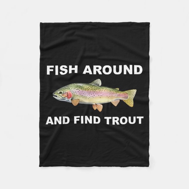 Manta Polar Fish Around And Find Trout Funny Fishing Shirt For (Anverso)