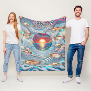 Manta Polar Fish Sunset