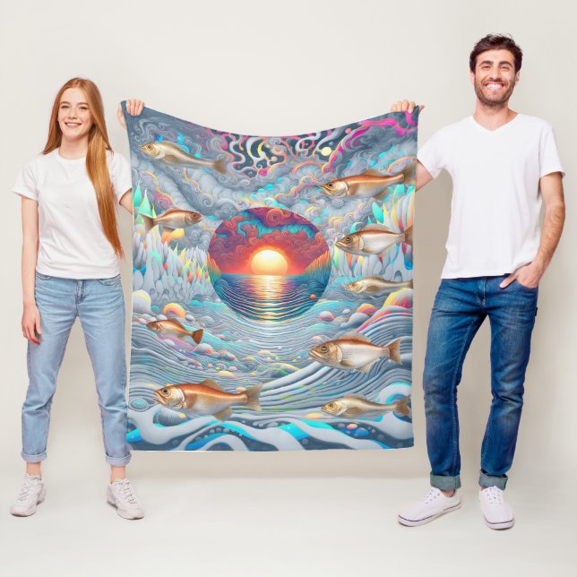 Manta Polar Fish Sunset (In situ)