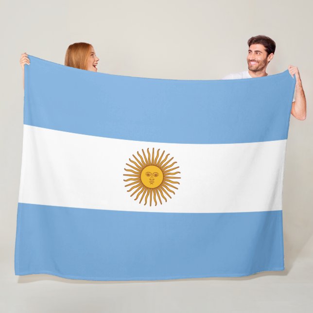 Manta Polar Flag of Argentina (In situ)