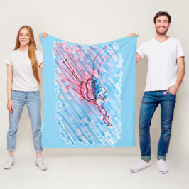 Manta Polar Flamenco Hidratado