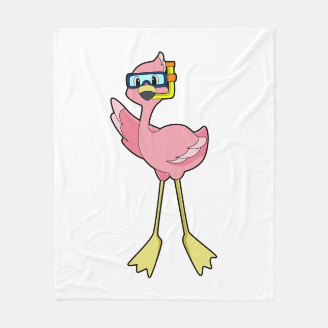 Manta Polar Flamingo en buceo con tubo (Anverso)