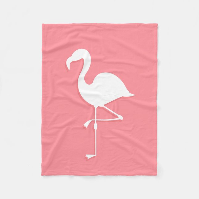 Manta Polar Flamingo Fleece Blanket (Anverso)